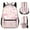 1, variant on Cute Melody and Kuromi Backpack Cartoon Characters Laptop Bag Lightweight Travel Outdoor With Bookbag Day use