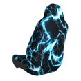 thumbnail image 2 of Wukai Lightning Full Set Car Seat Covers with Soft Padding Universal Auto Front Seats Protector and Cushion Mat, 2 of 5