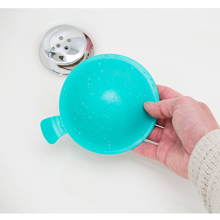 TubShroom Aqua Universal Drain Stopper, Blue photo 5