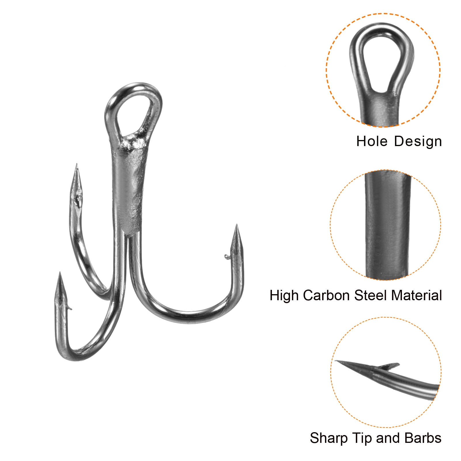 barbs on fish hooks Octopus Baitholder Fishing Sharp Barbed Beak Hooks Circle Hook High Carbon Steel Extra Sharp Closed Eye J Hook Size: 8# HOW TO DEBARB A HOOK