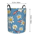 thumbnail image 2 of DouZhe Waterproof Collapsible Large Laundry Baskets, Japanese Koi Prints Circular Hamper with Handles, 2 of 6