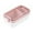 Pink#3, variant on Portable Refrigerator & Microwave-Safe Lunch Box with Lid & Divider | Transparent Food Storage Container for Meal Prep & School | 1-Pack