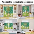 thumbnail image 5 of Happy Easter Kitchen Curtains Window Panels, Rabbits Eggs Spring Daisy Floral Grass Green Insulated Window Treatment Curtain, Grommet Curtains for Bedroom/Living Room/Bathroom, 2 Piece 42"Wx45"L, 5 of 8