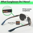 thumbnail image 2 of Walleva Brown Polarized Replacement Lenses for Costa Del Mar Loreto Sunglasses, 2 of 5