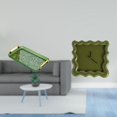 thumbnail image 2 of Bandeja para servir,Bandeja rectangular para servir en la cocina con asa,Reloj de pared,Reloj de pared decorativo para baño o dormitorio,Reloj de pared cuadrado silencioso,sin tictac,ideal, 2 of 8