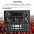 thumbnail image 2 of V9 Sound Card Stereo Audio Mixer with Effects and Voice Change for Computer Game Mobile Phone Live Broadcast ,Precision Control, 2 of 6