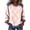 503_Rose Gold, variant on Long Sleeve Shirts for Women Crew Neck Womens Blouses Springs Gingham Women's Clothing Loose Fit Y2K Tops White