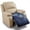 Blue Butterfly Floral, variant on ZIATUBLES Vintage Floral Birds Print Recliner Chair Cover, Quilted Polyester Furniture Protector with Anti-Slip Silicone Dots, Washable Pet Friendly Seat Cushion Slipcover for Living Room
