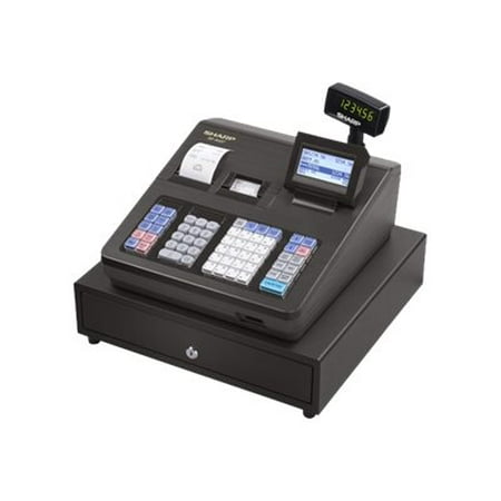 Sharp XE-A407 - Cash register - 7000 PLUs - black