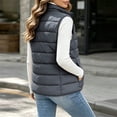 thumbnail image 6 of MaFYtyTPR Women's Puffer Vest Quilted Sleeveless Zip Up Coat Winter Stand Collar Padded Gilet Jacket with Pockets, 6 of 6
