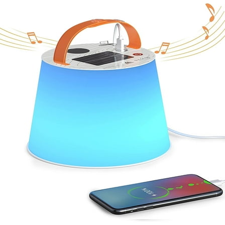 PuffyGlo Solar Lantern with Bluetooth
