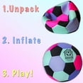 thumbnail image 5 of UNI in The House Soccer Ball - Indoor Size 4 Padded Soccer Ball for Girls (Ages 3+), Boys (Ages 3+) & Adults - Bring Soccer Practice Home - Perfect for Juggling - Gift for Soccer Player, 5 of 6