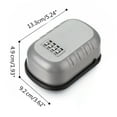 thumbnail image 5 of YIEMEEN Wall Mounted Key Lock Box Key Safe Security Box for Indoor Outdoor Home Garage, 5 of 14