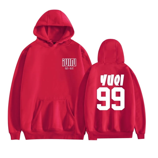 iU-LZ Graphic Hoodies For Unisex Tracksuit Pullover Fans Trendy,3XL,Red1