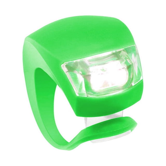 relayinert Bike Front Light Road Mountain Bikes Battery Powered Flashlight Adjustable light Flashing Lamp Taillight Riding Green