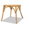 thumbnail image 5 of Baxton Studio Wina Modern Bohemian Natural Brown Rattan 2-Piece Dining Chair Set, 5 of 9