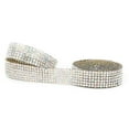 thumbnail image 3 of 1m De Diamantes De Imitación De Cristal De Malla De Cristal Con Bandas De Hierro En Apliques De Zapatos De Vestir De Boda Adornos Para Zapatos De Vestir De Boda, 3 of 7