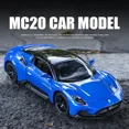 thumbnail image 2 of 1:32 Maserati MC20 Cabrio Alloy Sports Car Model Diecasts Metal Toy Vehicles Car Model Sound and Light Simulation Kids Toys Gift, 2 of 9