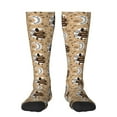 thumbnail image 2 of Lsque Snake And Flower Printed Crew Socks Men's Women's LightWeight Thin Casual Calf Socks ,Knee High Socks,Cotton Socks, 2 of 9