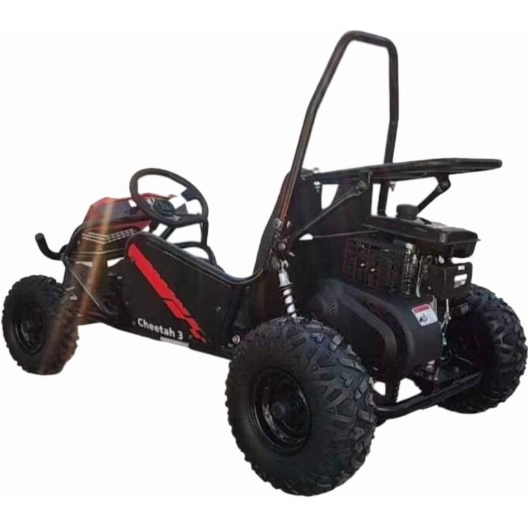 TrailMaster Cheetah 3 Youth Go Kart, 80cc Engine, Max Speed 21 MPH