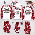 thumbnail image 5 of Nmnitkp Christmas Pajamas for Family Add Festive Atmosphere Family Christmas Pajamas Matching Sets PJ's Sleepwear Printed Top and Plaid Pants with Pockets Family Christmas Pajamas Matching Sets, 5 of 8