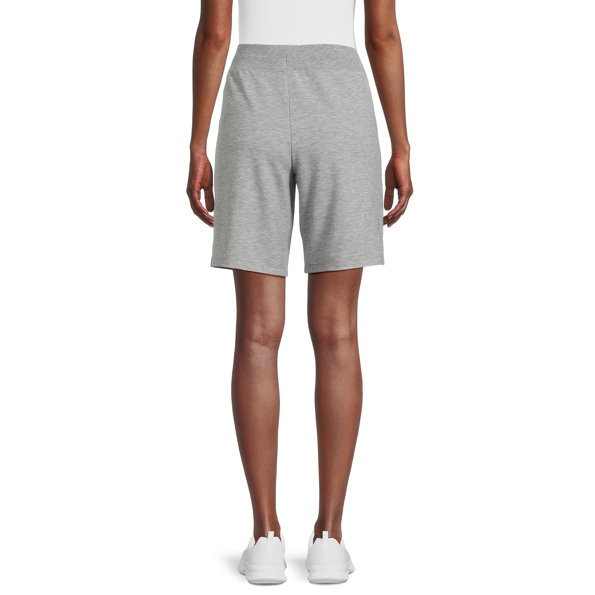 Athletic Works Women's and Women's Plus French Terry Bermuda Shorts, Sizes XS-4X