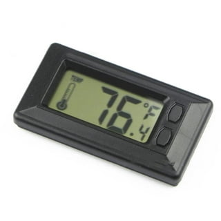 1pc Practical Portable Indoor Wood Thermometer Square Thermometer