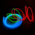 thumbnail image 2 of SIABC-EL Wire Mutilcolor, 2M Portable Battery Pack Neon Light Strip 360�� Cuttable Glowing Rope Lights for Parties, Halloween, DIY Decoration, 2 of 4