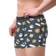 thumbnail image 2 of Picia Cartoon Animals Pattern Men’s Boxer Briefs – Soft & Breathable Underwear, Stretchy & Comfortable Fit, Supportive Pouch Design, Moisture-Wicking-X-Large, 2 of 5