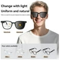 thumbnail image 4 of Ai Interpretation Smart Glasses, 164-Language Translation, Photochromic Lenses, Ai Chat & Hands-Free Audio, Wireless Bluetooth Real-Time Simultaneous Interpretation Glasses Unisex, 4 of 7