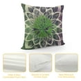 thumbnail image 4 of PRATYUS  Sage Green Dahlia Pillow Covers Spring Geometric Floral Elegant Line Modern Flower Pillow Case Farmhouse Outdoor Decor for Home Bedroom Living Room Square Cushion Cover White, 4 of 5