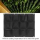 thumbnail image 5 of Bolsa de plantación para jardín, balcón, pared, plantas de flores verticales, macetero colgante, Color negro, 12 bolsillos, 5 of 8