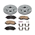 thumbnail image 3 of Power Stop Front Stock Replacement Brake Pad and Rotor Kit KOE1678, 3 of 8
