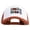 White Red, variant on Smile More Embroidered Big Foam Mesh Truck Cap - White Red XL-3XL
