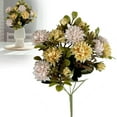 thumbnail image 2 of Valentine's Day Fake Flowers,11'' Artificial Fake Flowers Plastic Table Arrangements Faux Plastic Floral Centerpieces,Valentine's Day Decoration for Craft Garland Wedding Party DIY Decor(Z2-Yellow), 2 of 8