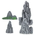 thumbnail image 6 of WHAMVOX 4pcs Miniature Bonsai Rockery Decorations Resin Rockery Decoration Micro Landscape Ornaments Miniature Mountain Landscaping Statue, 6 of 8