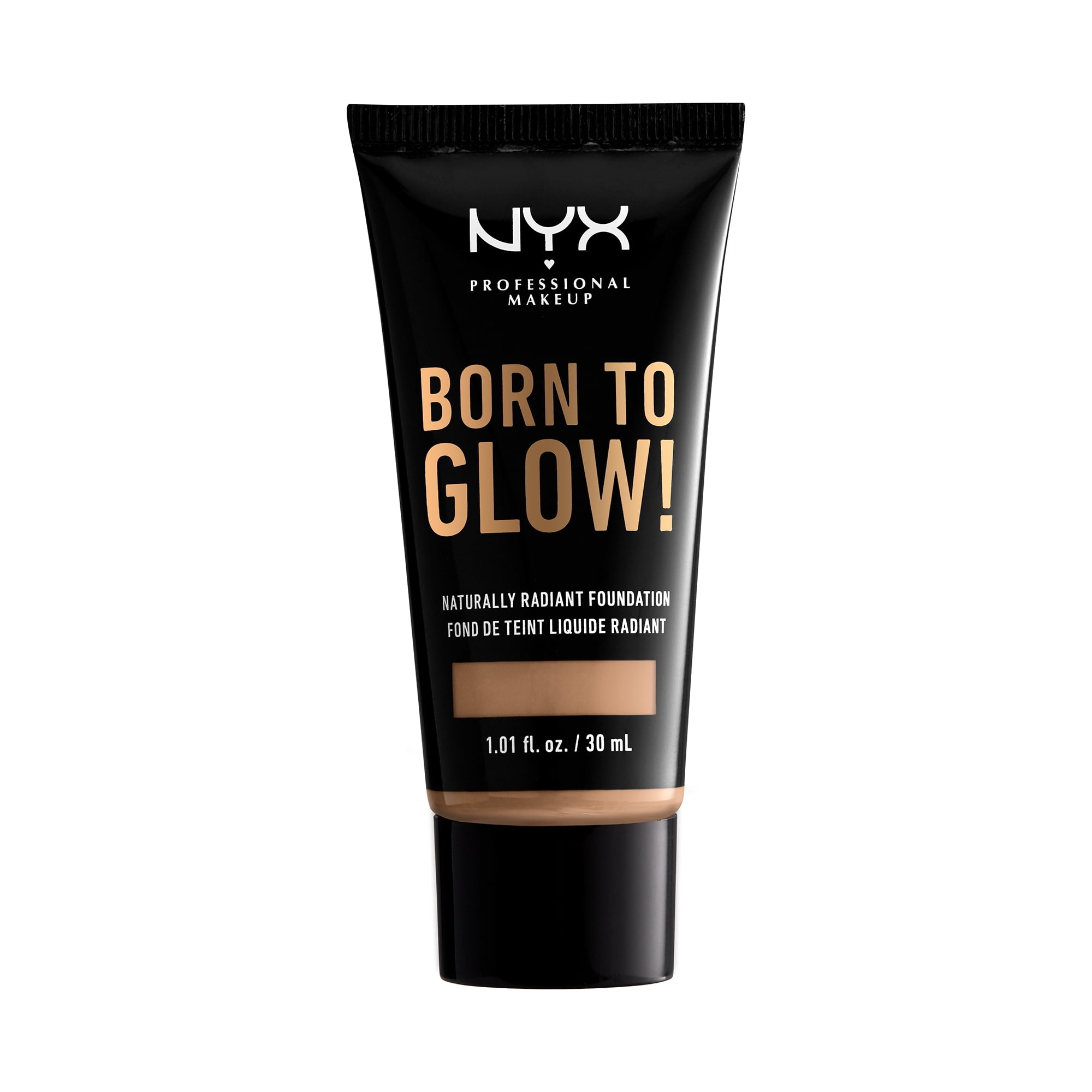 NYX Professional Makeup Born To Glow Naturally Radiant Foundation, Medium  Coverage, Tan - Walmart.com