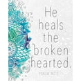 thumbnail image 2 of Allen, Kimberly 20x24 White Modern Wood Framed Museum Art Print Titled - He Heals, 2 of 4