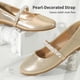 thumbnail image 3 of Zapatos de Vestir Mary Jane para Niñas DREAM PAIRS Dorado Talla 11, 3 of 6