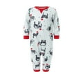 thumbnail image 1 of ITFABS Famille Correspondant Pyjamas Ensemble pour Enfants Adultes Dormeuses Imprimé Animal, 1 of 9