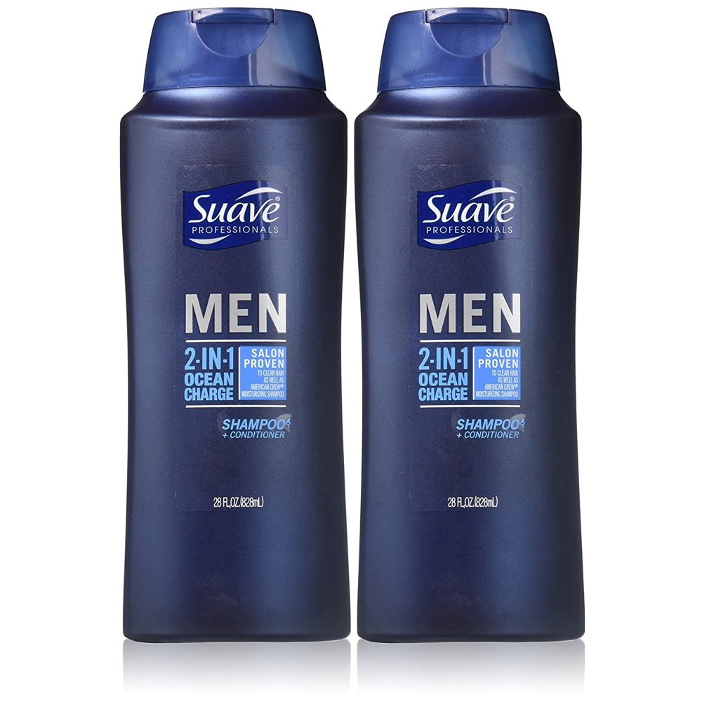 Suave Professionals Mens, 2in1 Shampoo & Conditioner, Ocean Charge