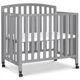 thumbnail image 2 of DaVinci Dylan Folding Portable 3-in-1 Mini Crib and Twin Bed, Gray, 2 of 9