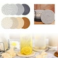 thumbnail image 1 of Boreal Craft Padded 8 Piece Padded Set Heat Insulation Padded Handmade Padded And Cups Dinning Table Place Mats 8 Dinner Mats round Counter Table Set Dining Table Place Mats for 4 Place Mats for, 1 of 6