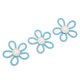 thumbnail image 4 of 3 broches de 6 cm de ancho, colores bonitos y bonitos con flores, broche para bolso, accesorio de joyería para regalo, hebilla de perla de red azul, 4 of 5