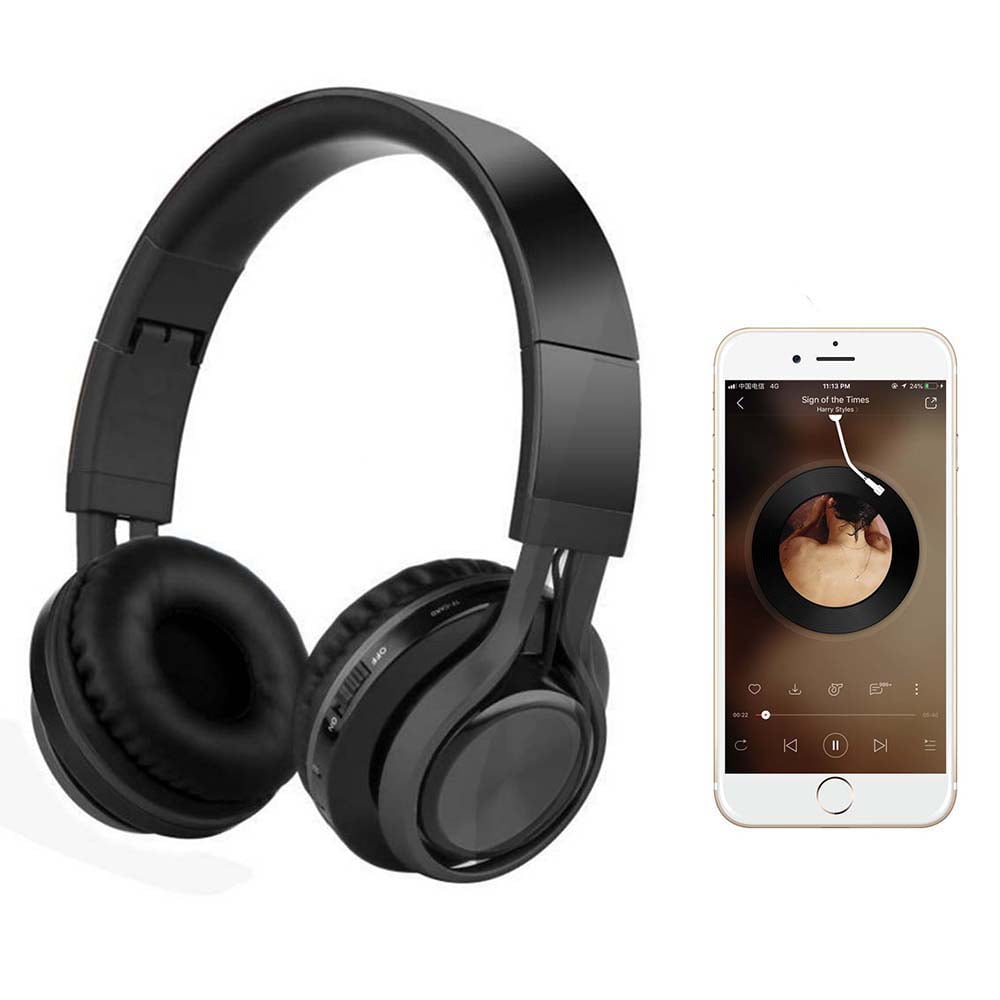 Bluetooth Headphones, Folding Stereo Wireless Bluetooth Headphones Over