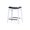 White, variant on Cherry Finish Stool, 2 Sizes, Leather Seat / Enjoyable Spot to Sit