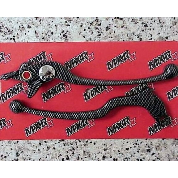 1989-2009 Suzuki GS500 GS 500 Bandit 600 CARBON FRONT BRAKE & CLUTCH LEVERS