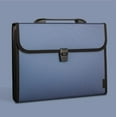 thumbnail image 1 of A4 Expanding File Folder -Business Office Organiser Bag Portable Briefcase Handcarry Case Organ Bag Paperwork Classification 13 Pockets, 1 of 9