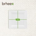 thumbnail image 2 of Brheez Heavy Duty Square Plates - 100% Biodegradable, Compostable Sugarcane Bagasse, 8", 60-Pack, 2 of 6