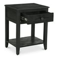 thumbnail image 3 of Moe's Home Collection Corrine Nightstand Antique Black Wood Nightstands, 3 of 6